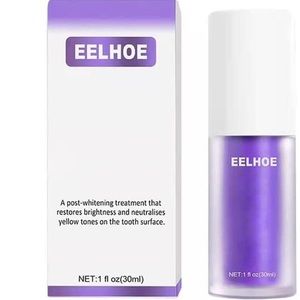 Purple teeth whitening toothpaste